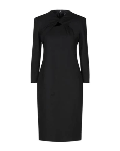 Giorgio Armani Midi Dresses In Black