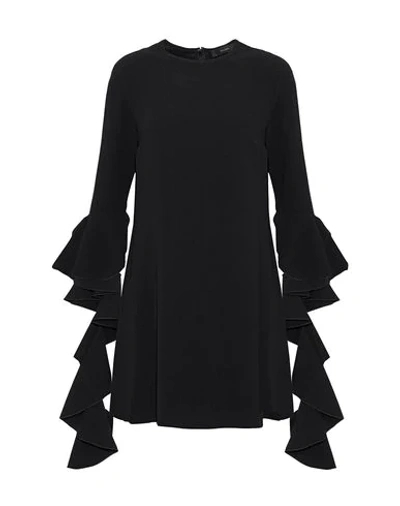 Ellery Kilkenny Extended Bell Sleeve Shift Dress In Black