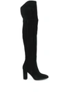 POLLINI ROUND-TOE OVER-THE-KNEE BOOTS