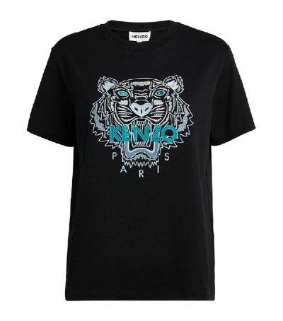 Kenzo Icon Tiger T-shirt In Black