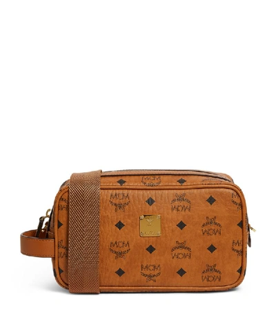 Mcm Visetos Cosmetic Bag