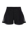 LA PERLA CLEA COTTON CHIFFON SHORTS,15748990