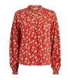 VERONICA BEARD FLORAL REBA BLOUSE,15749016