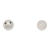 GUCCI SILVER SQUARE & ROUND STUD EARRINGS