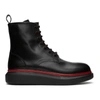 Alexander Mcqueen Chunky Sole Chelsea Boots In 1020 Blkplm