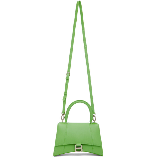 Balenciaga Green Small Hourglass Bag In Light Green | ModeSens