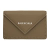 BALENCIAGA GREY MINI PAPIER WALLET