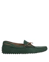 Tod's Loafers In Deep Jade