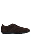 TOD'S TOD'S MAN SNEAKERS DARK BROWN SIZE 7.5 SOFT LEATHER,11404324IP 18