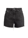 AG Mikkel High-Rise Denim Shorts