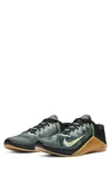 Nike Metcon 6 Training Shoe In Black/ Limelight/ Brown