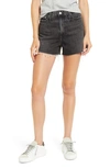 AG MIKKEL HIGH WAIST DENIM SHORTS,BKS1902RH