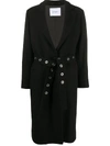 DONDUP BELTED MID-LENGTH COAT