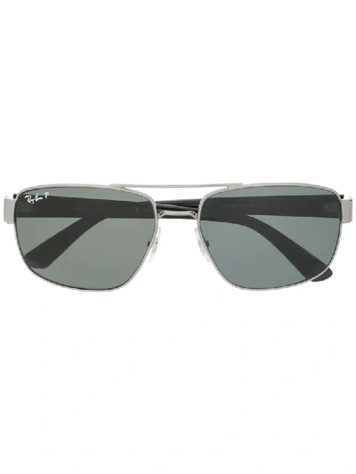 Ray Ban Square Frame Tinted Sunglasses In Black