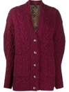 ETRO CABLE-KNIT CARDIGAN