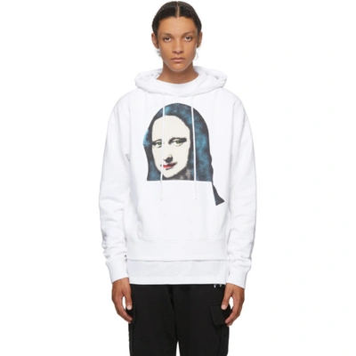 Off-white Mona Lisa Graphic Hoodie In White