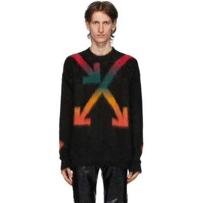 Off-white Black Multicolored Arrow Logo Sweater