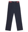 DOLCE & GABBANA COTTON JERSEY trousers,P00506155
