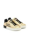 DOLCE & GABBANA LEATHER SNEAKERS,P00506168