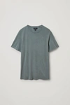 Cos Round-neck T-shirt In Green