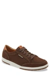 Mephisto Sportbuck Suede Lace Sneakers In Dark Brown