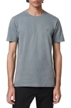 Allsaints Brace Tonic Slim Fit Crewneck T-shirt In Line Grey