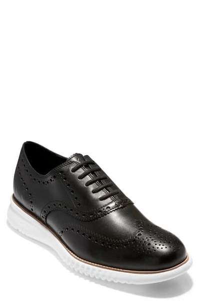 Cole Haan Men's Original Grand Ultra Wingtip Oxford Shoe Men's Shoes In Black, White