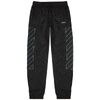 OFF-WHITE DIAG BLACK SHELL SWEATPANTS,3269054