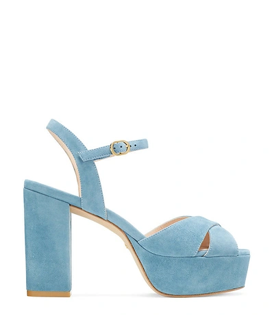 Stuart Weitzman Ivona Cerulean Suede In Cerulean Light Blue