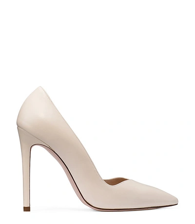 Stuart Weitzman Anny 105 Bisque Dress Nappa In Bisque Beige