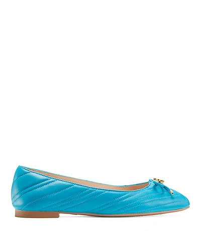 Stuart Weitzman Hillia Caribe Dress Nappa In Caribe Bright Blue