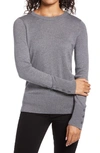 Halogenr Crewneck Sweater In Grey Dark Heather