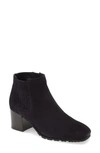 Aquatalia Weatherproof Block Heel Bootie In Navy