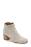 Aquatalia Weatherproof Block Heel Bootie In Grey