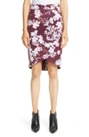 TED BAKER BRIIA PERGOLA FLORAL PRINT PENCIL SKIRT,245304-BRIIA-WMS