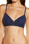 Natori Bliss Perfection Underwire Contour Bra In Midnight Navy