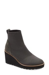 EILEEN FISHER AMOS KNIT WEDGE BOOTIE,AMOS-ST