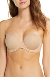 Wacoal Red Carpet Strapless Full Bust Underwire Bra In Nude