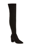 STEVE MADDEN NIFTY POINTED TOE OVER THE KNEE BOOT,NIFT01S1