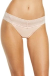 Natori Bliss Perfection Thong In Golden Rose
