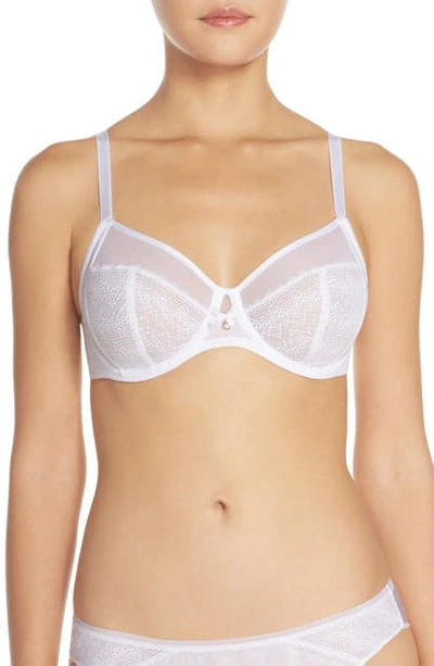 Chantelle Lingerie Revele Moi Perfect Fit Underwire Bra In White