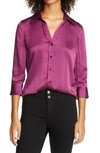 L AGENCE DANI SILK BLOUSE,S40126CLW