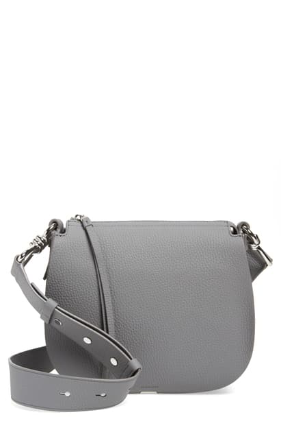 round leather crossbody bag