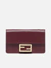 FENDI FLAT BAGUETTE LEATHER BAG