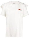 Ambush Logo-embroidered Layered T-shirt In White