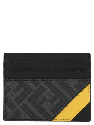 Fendi Ff Diagonal Cardholder In Multi