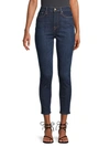 7 FOR ALL MANKIND GWENEVE HIGH-RISE ANKLE JEANS,0400012902974