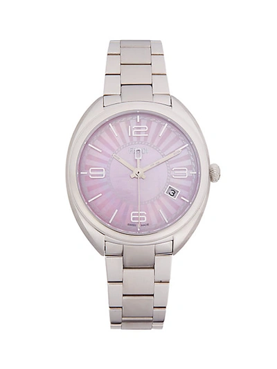 Fendi Stainless Steel & Mother-of-pearl Bracelet Watch