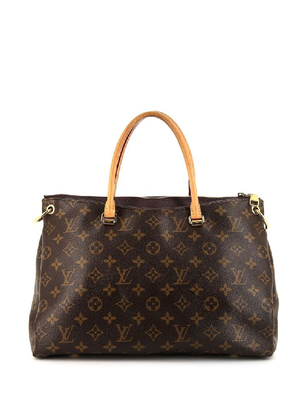 Pre-Owned Louis Vuitton Pre-owned Pallas Tote In Brown | ModeSens
