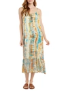 KAREN KANE TIE-DYED RUFFLED HEM SUNDRESS,0400012855344